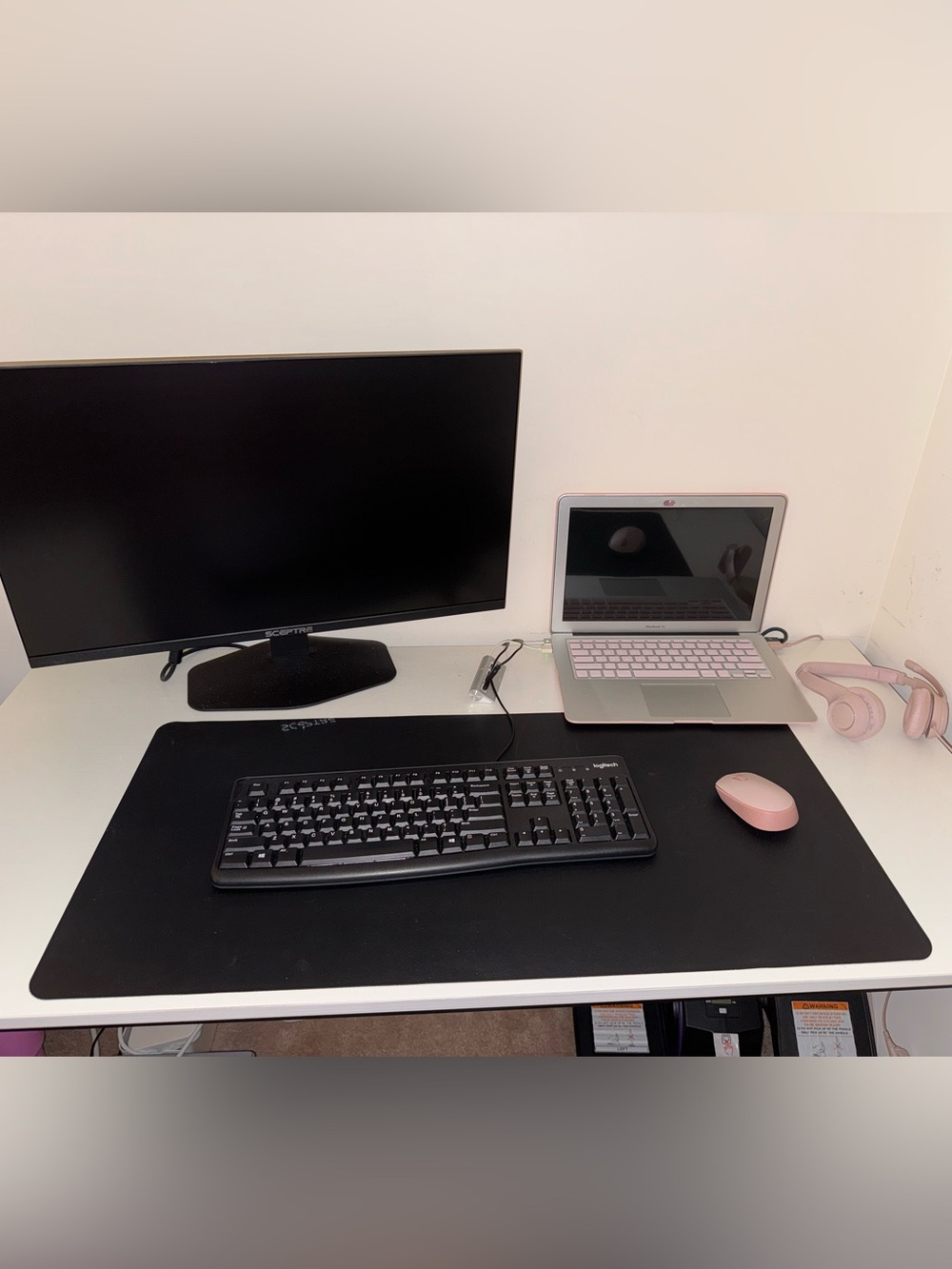 Black Desk Pad Protector